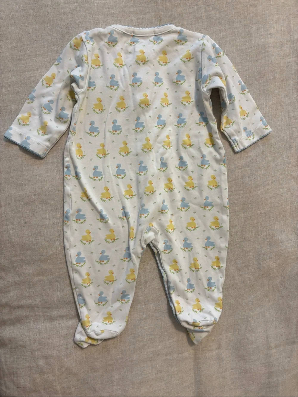 The Proper Peony Pima Cotton Duck Footed Pajamas
